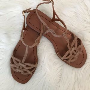 NIB - Via Spiga Suede Strappy Sandals 7